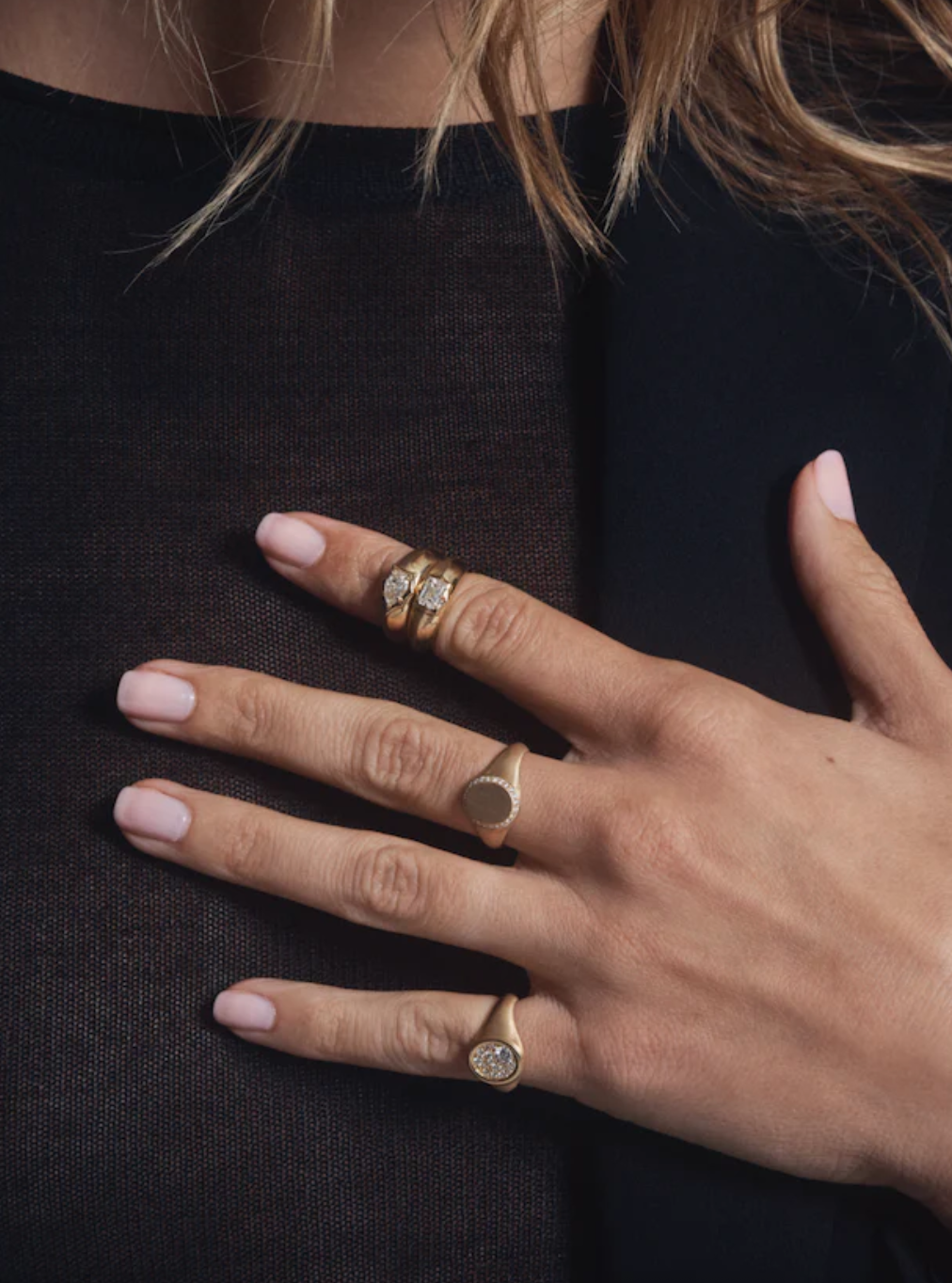 Frankie envoy signet ring